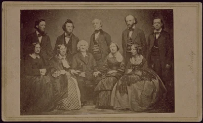 La famiglia Beecher, c.1860